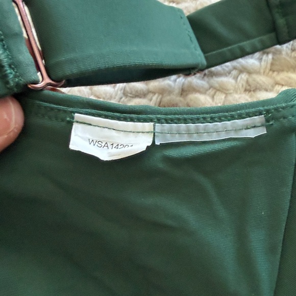 Calia || Green High Waisted Bikini Top & Bottom - Picture 5 of 7